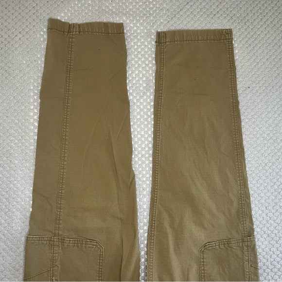 Levi's 502 Taper Slim Hybrid Tan Cotton Blend Ripstop 6-Pocket Stretch Cargos - Picture 8 of 8